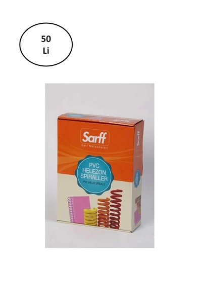 Sarff 4:1 25 Mm Helezon Spiral 50 Li Şeffaf Tel ürün görseli 1