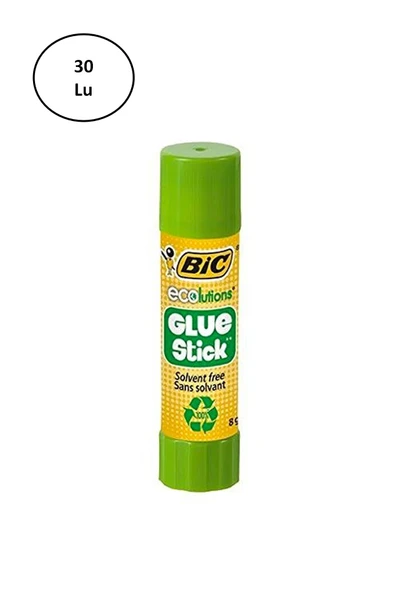 Bic Ecolutions Glue Stick Yapıştırıcı 8 gr 30'lu ürün görseli 1