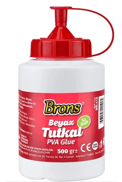Brons Beyaz Tutkal 500Gr Plastik Yapıştırıcı ürün görseli 1