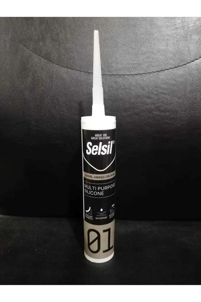 Selsil Şeffaf Genel Amaçlı Silikon 280 gr ürün görseli 1