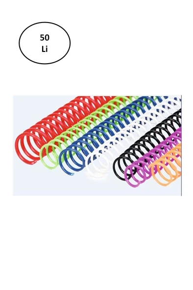 Sarff 4:1 28 Mm Helezon Spiral 50 Li Şeffaf Tel ürün görseli 1