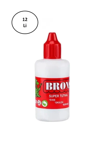 Brons BR-408 100 gr Su Bazlı Beyaz Tutkal 12'li ürün görseli 1