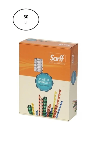 Sarff 4:1 32 Mm Helezon Spiral 50 Li Şeffaf Tel ürün görseli 1