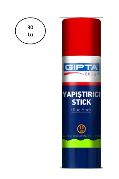 Gıpta Glue Stick Yapıştırıcı 10Gr Beyaz 30'lu ürün görseli 1