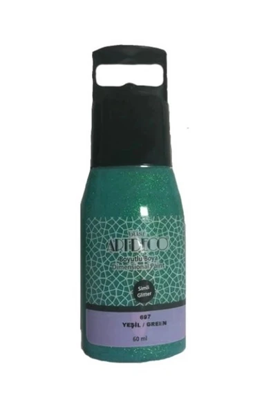 Artdeco Boyutlu Boya 697 YEŞİL SİMLİ 60ml - Resim 2
