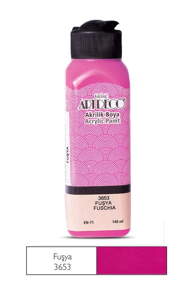 Artdeco Akrilik Boya 140 Ml Fuşya ürün görseli 1