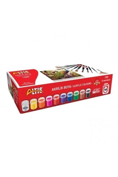 ALTIS Altıs Akrilik Boya 10 Lu 1260 ürün görseli 1