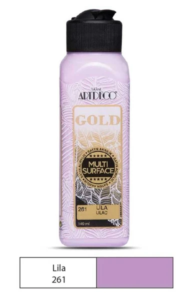 Artdeco Gold Multisurface Akrilik Boya 140 ml Lila ürün görseli 1