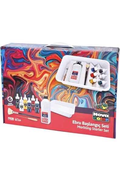 Nova Color Nc-239 Ebru Boya Seti ürün görseli 1