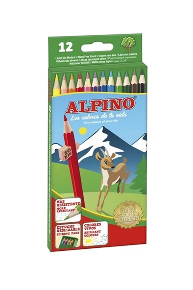 Cem Alpino 12 Renk Tam Boy Kuruboya AL10654 12'li ürün görseli 1