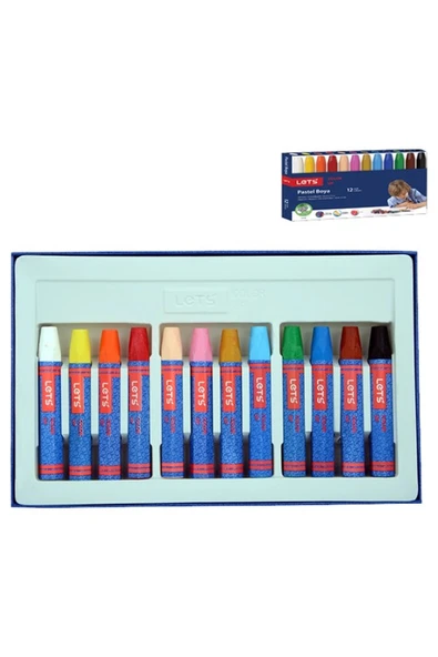 Lets Pastel Boya 12 Renk L-6120 ürün görseli 1