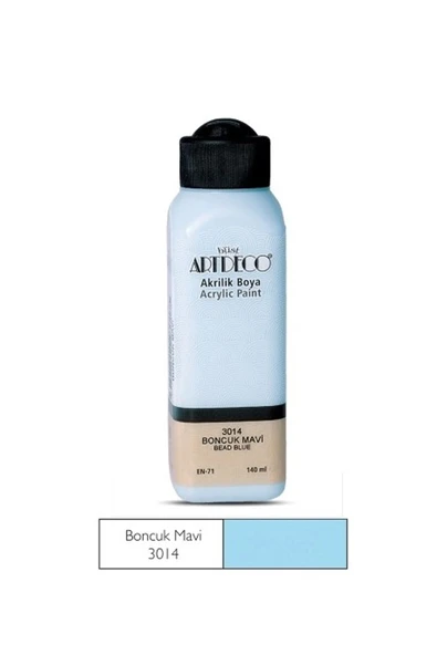 Artdeco Akrilik Boya 140Ml Boncuk Mavi 3014 ürün görseli 1