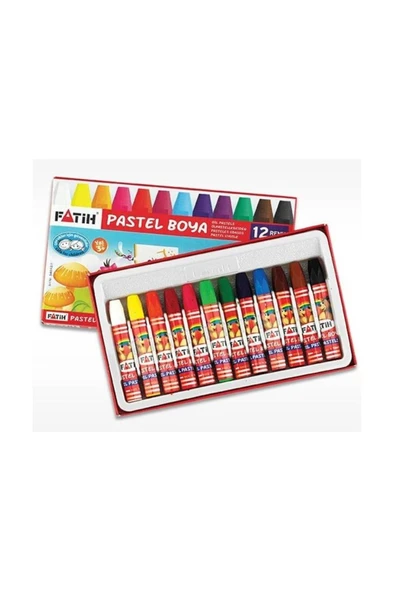 Fatih Pastel Boya 12 Renk King Size Yeni ürün görseli 1