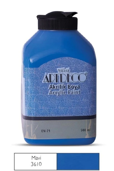 Artdeco Akrilik Boya 500 Ml Mavi ürün görseli 1
