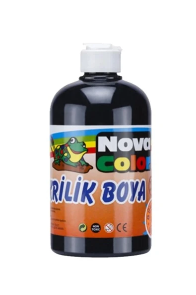 Nova Color Akrilik Boya 500 Gr Siyah Nc-386 ürün görseli 1