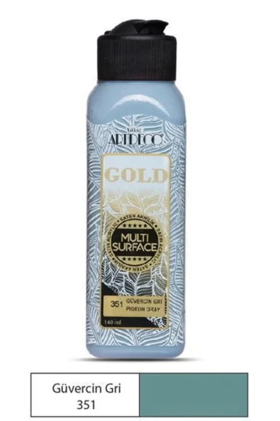 Artdeco Gold Multi Surface Akrilik Boya 140 ml Gri ürün görseli 1