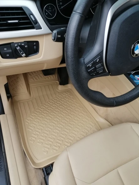 Bmw F30 Bej Paspas F30 3D Havuzlu Bej Iç Paspas 3.20 3.16 3.18 ürün görseli 1