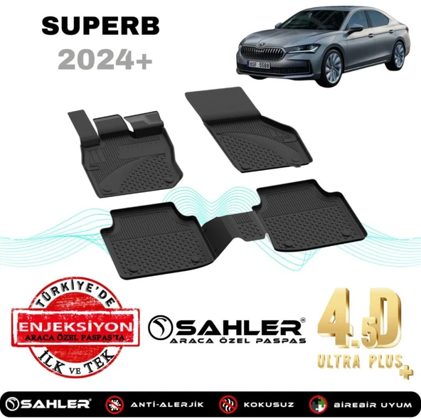 Skoda Süperb Havuzlu Paspas 2024 Yeni Süperb Paspas ürün görseli 1