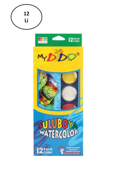 Mydido Sulu Boya 12 Li Küçük 12'li ürün görseli 1