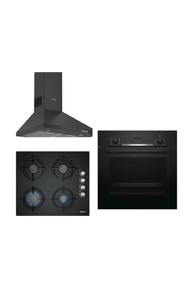 Bosch Ankastre Set53 (HBF534EB0T + POP6C6B11O + DWP64CC60T) ürün görseli 1