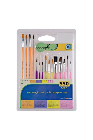 Fanart Academy 550 Seri Fırça Seti 1 ürün görseli 1
