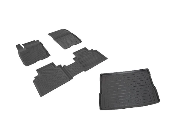Ford Courier 4.5D Havuzlu Paspas 3D Bagaj Havuzu Set ürün görseli 1