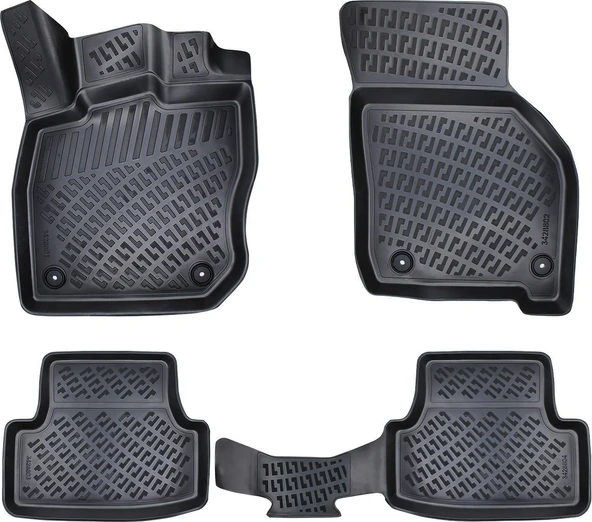 Seat Leon 3D Havuzlu Paspas 2020-2021 Otomatik Yeni Leon Paspas ürün görseli 1