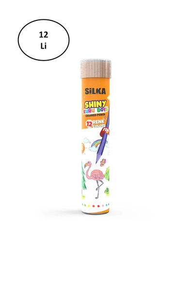 Silka Tüp Tam Boy Kuru Boya 12'li ürün görseli 1