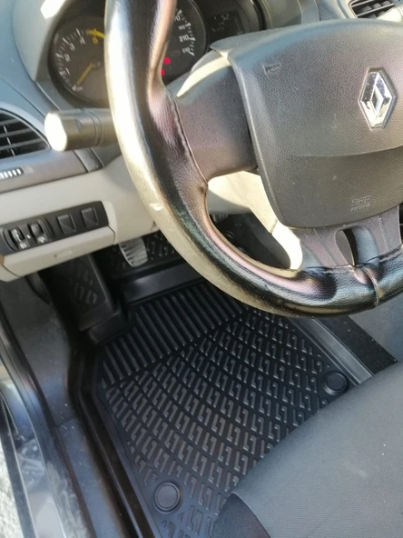 Renault Fluence 3D Havuzlu Paspas Siyah Fluence Paspas ürün görseli 1