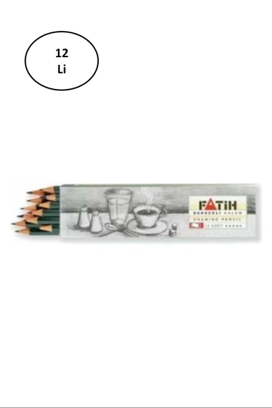 Fatih Dereceli Kalem 3B 12'li ürün görseli 1
