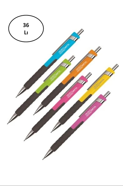Gıpta Versatil Kalem Kipling 0.7 Mm Neon 6 Renk 36'lı ürün görseli 1