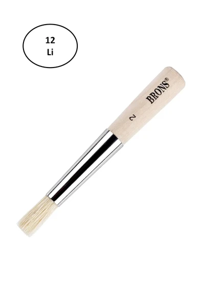 Brons Tampon Fırça Br-661 115 Serisi No:2 12'li ürün görseli 1