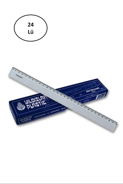 Yıldızlar 30 Cm Cetvel 24'lü ürün görseli 1