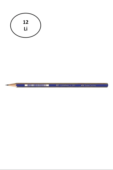 Faber Castell Goldfaber 1221 Dereceli Kurşun Kalem 4H 12'li ürün görseli 1