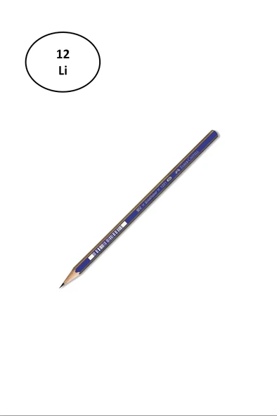 Faber Castell Kurşun Kalem 1221 3h Gold 12 Li ürün görseli 1