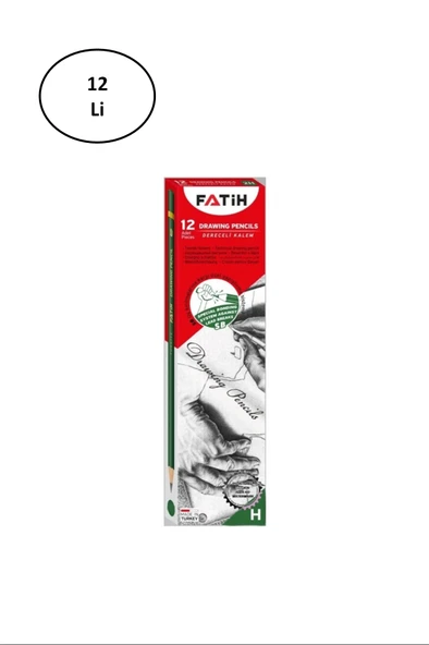 Fatih H Dereceli Kurşun Kalem (12 Li Paket) ürün görseli 1