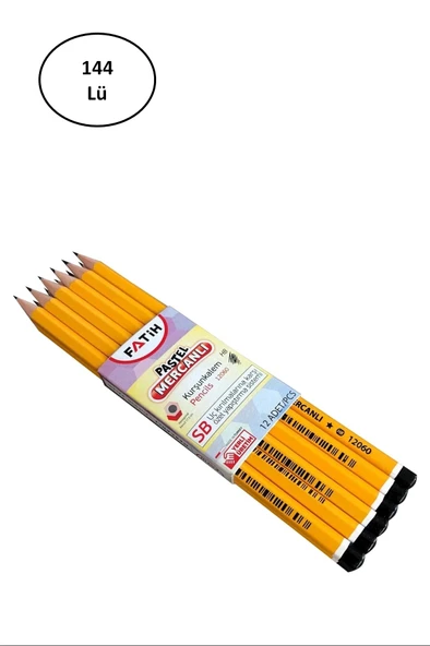 Fatih Kurşun Kalem Pastel Mercanlı 144'lü ürün görseli 1
