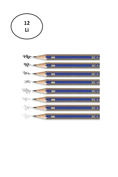 Faber-Castell Goldfaber 1221 Dereceli Kurşunkalem 5B 12'li ürün görseli 1