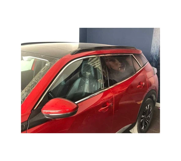 Peugeot 2008 Krom Cam Çerçevesi 12 Parça 2019 ve Sonrası ürün görseli 1