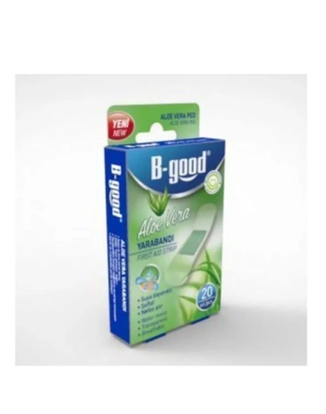 B-GOOD Aloe Vera Suya Dayanıklı Yara Bandı 20'li ürün görseli 1