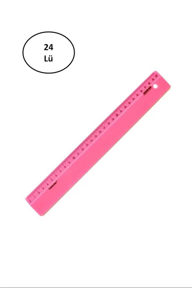 Yıldızlar 30 Cm Elastik Kırılmaz Cetvel 24'lü ürün görseli 1
