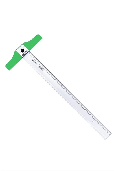 Açılı Katlanabilir T Cetveli Şeffaf Gövde 65 cm BR-111 ürün görseli 1