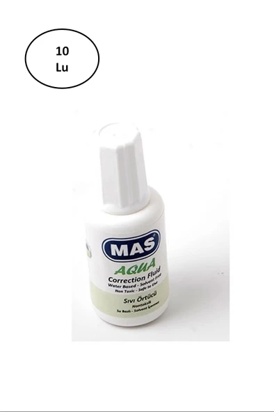 Mas Su Bazlı Sıvı Örtücü Silici 20Ml 10'lu ürün görseli 1