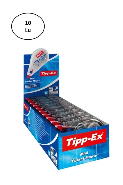 Bic Tipp-ex Mini Pocket Mouse Şerit Düzeltici 10'lu - Resim 3