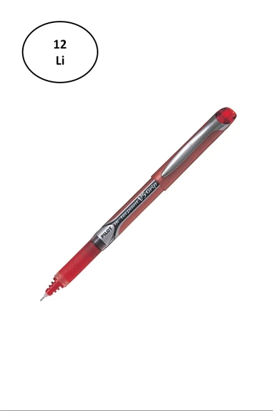 Pilot Kalem V5 Grip Hi-Tecpoint Kırmızı 12'li ürün görseli 1