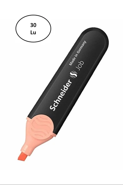 Schneider SCF092 Job Pastel 1-4,5 mm Şeftali Fosforlu Kalem 10'lu ürün görseli 1