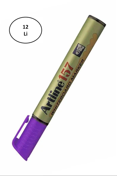 Artline 157 Tahta Kalemi Mor 12'li ürün görseli 1