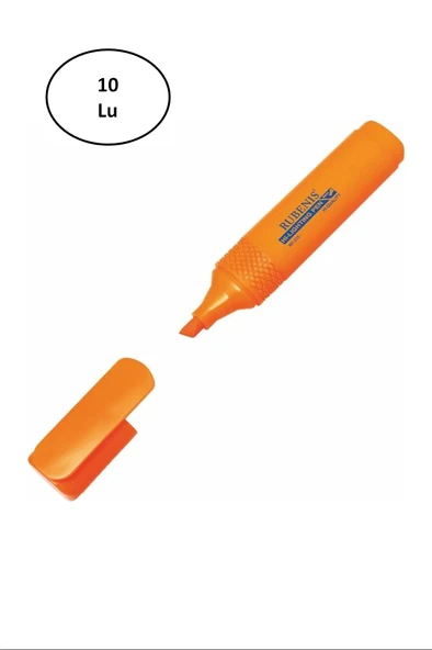 Rubenis Fosforlu Turuncu Kalem RF-315/T 10'lu ürün görseli 1