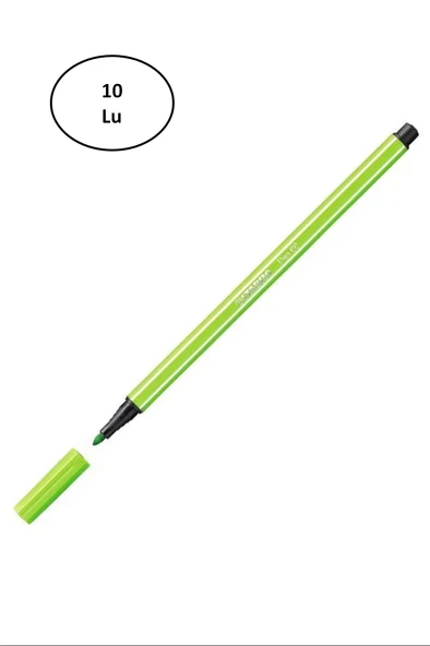 Umut Stabilo Pen Kalem 68 Açık Yeşil 68/33 10'lu ürün görseli 1