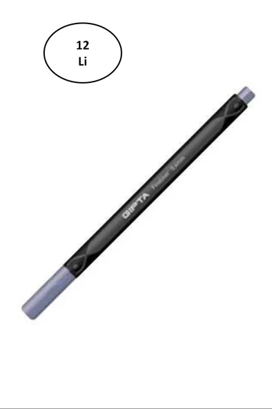Gıpta Thick 0.4 mm Fineliner Yeşil Eflatun Kalem 12'li ürün görseli 1